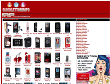 Tablet Screenshot of clicklettorimp3.com
